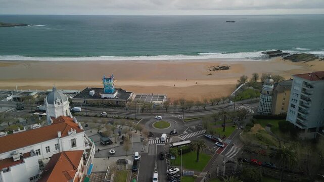 View of the Bay of Santander in Northern Spain