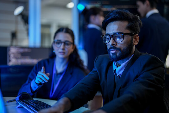 Fintech quantitative analyst evaluating high-frequency algorithmic trading latency. Financial data scientist optimizing blockchain ledger transaction protocols via digital interface.