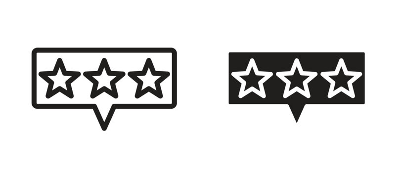 Review icon vector design template and illustration EPS10.