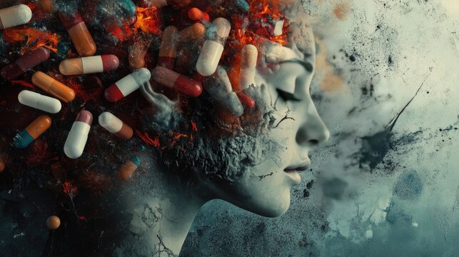  Conceptual Image of Addiction