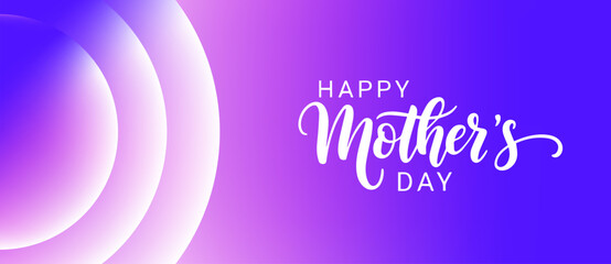 Happy Mother's Day calligraphic lettering design celebrate card template. Creative typography for holiday greetings and invitations. Vector illustration. © Insha