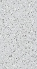 Fototapeta premium Light gray terrazzo pattern background with small chips and flecks creating a textured speckled surface suitable for modern design and decor