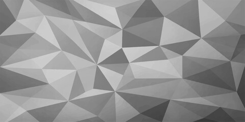 Obraz premium Geometric gray polygonal background, minimalist design in shades of gray.