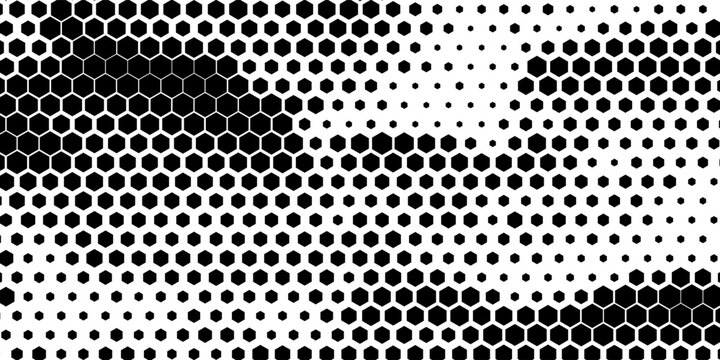 Abstract cube hexagon shape background. Vector banner design. Hexagons pattern. Geometric abstract background with simple hexagonal elements. Medical
