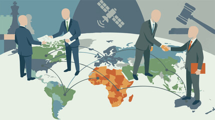 Global Business Strategy, International Agreements, and Worldwide Partnerships © GraphWorks