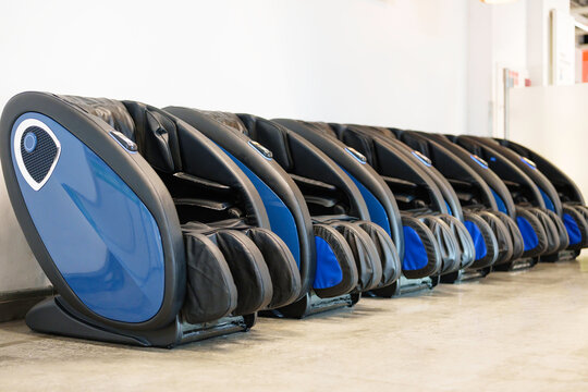 Massage chairs at the airport