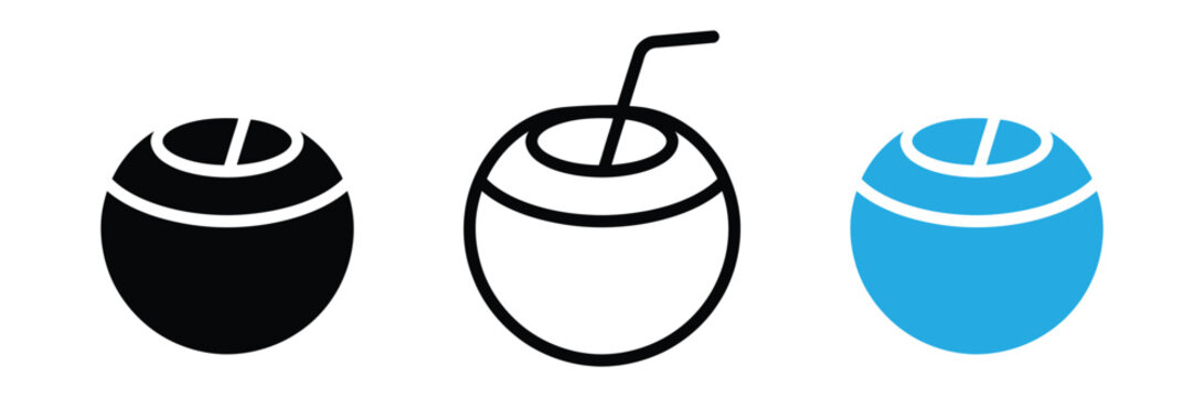 Set of computer mouse icons in different styles and colors for various design needs