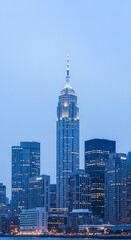 Obraz premium Empire State Building and Manhattan Skyline at Twilight, New York City