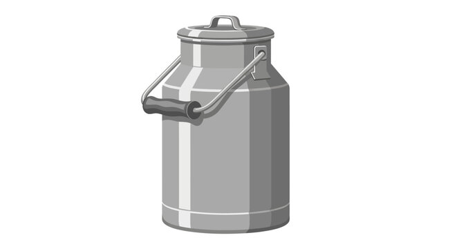 Metal Milk Can Bucket.