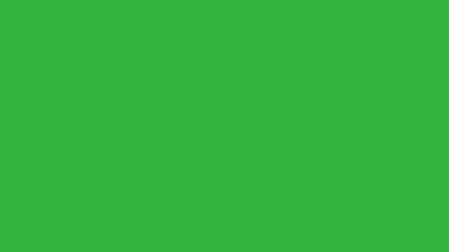 White Sliding Panel Transition on Green Screen Background, Horizontal Wipe Motion Graphic for Video Editing, Minimalist Reveal Overlay Effect 