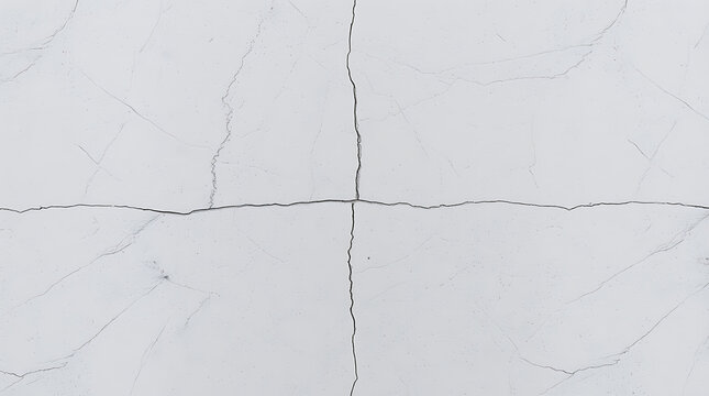 Minimalist Aesthetic Of Fractured Cement Wall With Cross Shaped Cracks For Architectural Background