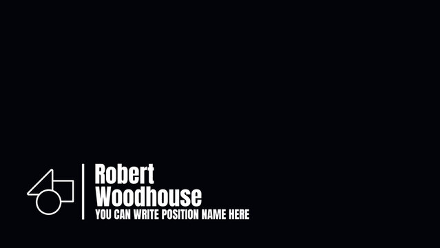 Corporate Lower Thirds with Logo Animation