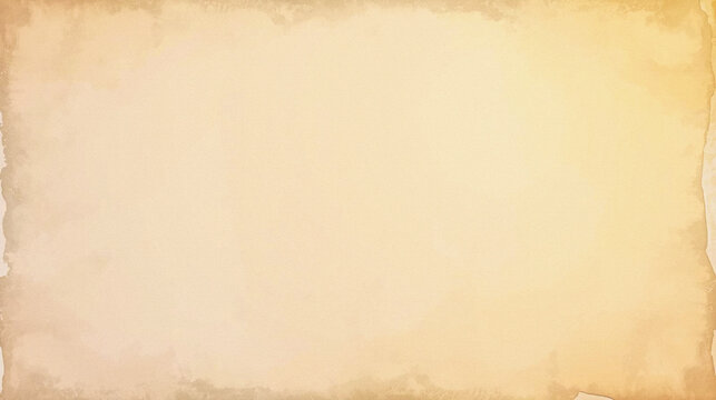 Vintage aged parchment paper background with stained edges and antique texture. High-resolution sepia backdrop for historical documents, invitations, or menus. Evokes a rustic, timeless feel for web