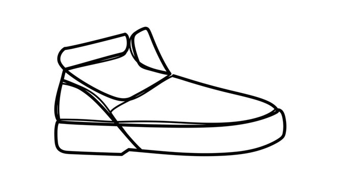 Sneaker Footwear Design.