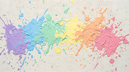 Obraz premium Colorful paint splash abstract background with vibrant artistic explosion, creative messy paint texture design