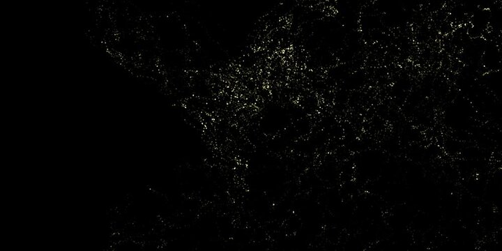 Shimmering Glittering Particles With Bokeh. Popular, modern, christmas, new year, holliday, wedding background. loop video animation