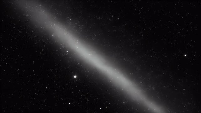 Pale Blue Dot Distant Galaxy Star Field Deep Space Cosmos Nebula Swirl Light Streak Across Black Background