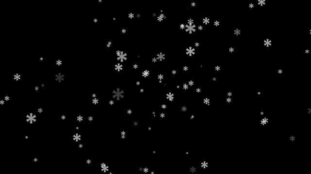 A dark background adorned with a scattered arrangement of gray and white asterisk symbols of various sizes, creating a dynamic abstract pattern representing stars or special marks