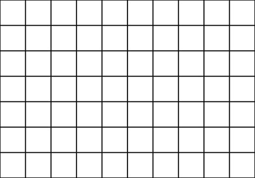 Hoja cuadr&iacute;culada. Fondo blanco cuadr&iacute;culado con trazo negro