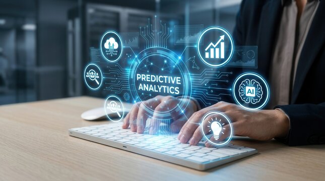 Leveraging artificial intelligence (AI) and machine learning for predictive analytics, generating statistical models for business forecasting and future outcomes.