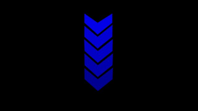 Arrow down and Up direction combo icon animation, Animated Up and down arrow icon pointing, Abstract animation icon 4k motion video.