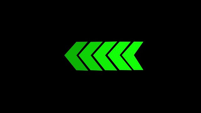 Arrow down and Up direction combo icon animation, Animated Up and down arrow icon pointing, Abstract animation icon 4k motion video.