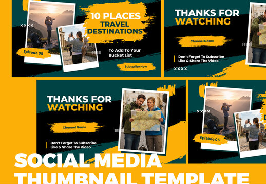 Travel Destination Social Media Thumbnail