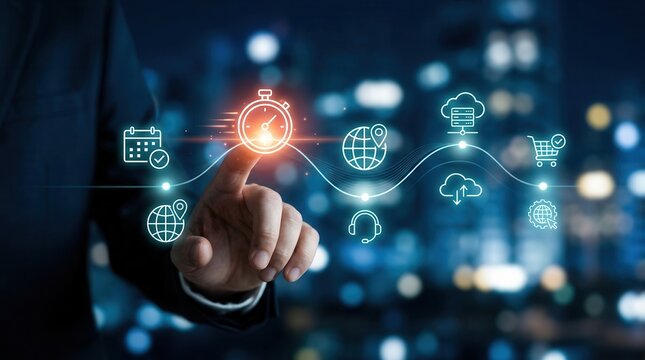 Optimizing customer service and client satisfaction through AI, focusing on speed, resolution times, and service level agreements (SLA).