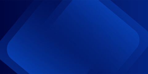 Obraz premium Abstract dark blue geometric background. Dynamic shapes composition. Cool background design for posters. Vector illustration