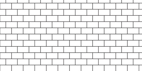 Fototapeta premium Urban abstract pavement floor and wall white structure brick wall row wallpaper texture design.