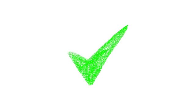 check mark icon isolated on white background simple tick symbol minimal design