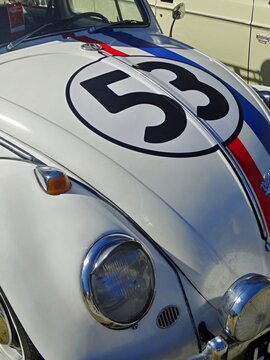 Herbie The Love Bug iconic Volkswagen Beetle number 53