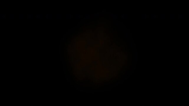 Stylized Animated Gunshot Burst Motion Graphic Element