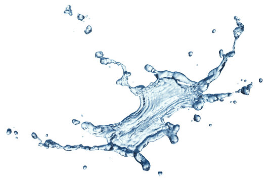 Water Splash Arc Isolated