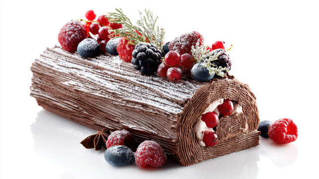 festive food photography of a whole buc for celebrations