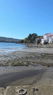 Village of Redes on the Ares estuary in A Coru&ntilde;a