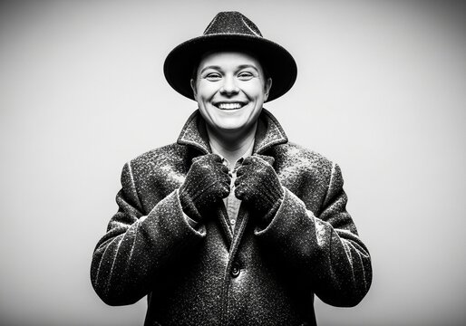 Embrace Winter in Style: Discover the Latest in Cozy Fashion Trends - Snow-Dusted Coats and Hats