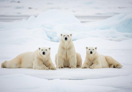 Majestic Polar Bears in Arctic Wilderness: Discover the Beauty of Wildlife Conservation in the Polar Regions