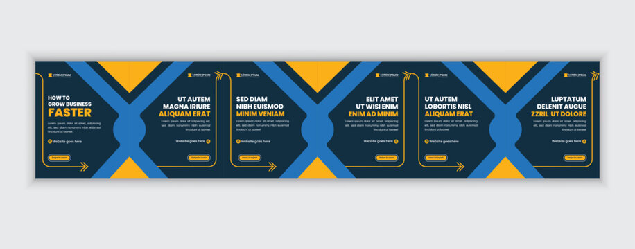 Creative Business Tips Carousel Layout for Social Media Marketing and Branding Design Template