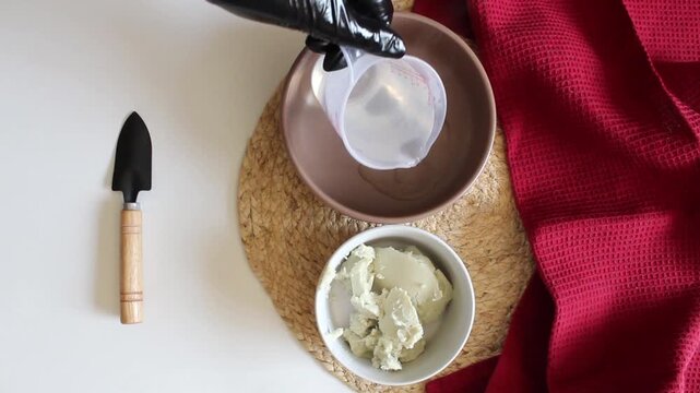 Heating and Stirring Raw Shea Butter