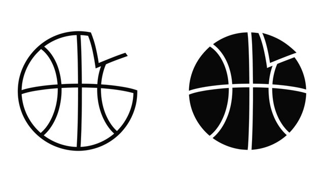 Contrasting designs of basketballs with different visual patterns and color schemes
