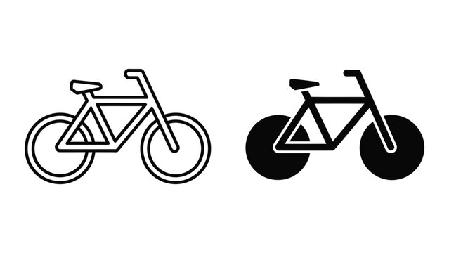 Comparison of a standard bicycle and a fixed-gear track bicycle