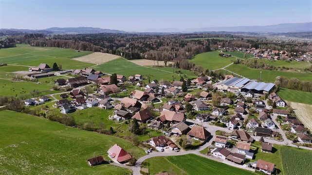 Etzelkofen, Berner Mittelland, Schweiz, Luftaufnahme, April 2026
