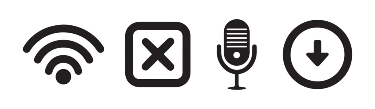 web connectivity and communication icons vector illustration