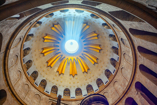 The ceiling in the Church