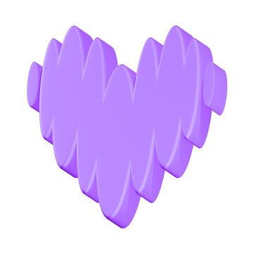 3D logo for Deezer music streaming platforms