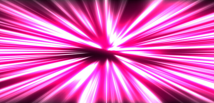 A vibrant and energetic background featuring intense pink speed lines for dynamic motion effects