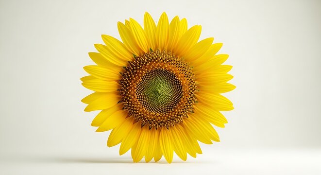 Bright Sunflower Close Up Summer Floral Wallpaper