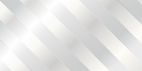 Seamless black and white gradient stripe diagonal curves thin vector abstraction line transparent wavy fabric web geometric pattern technology texture design. © haven lklkj11