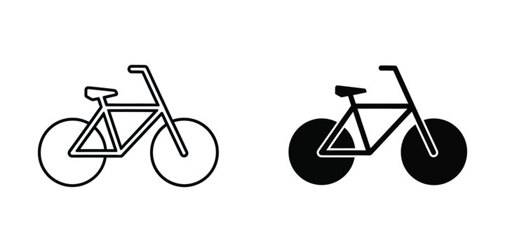 Comparison of traditional and fixed-gear bicycles with different wheel styles